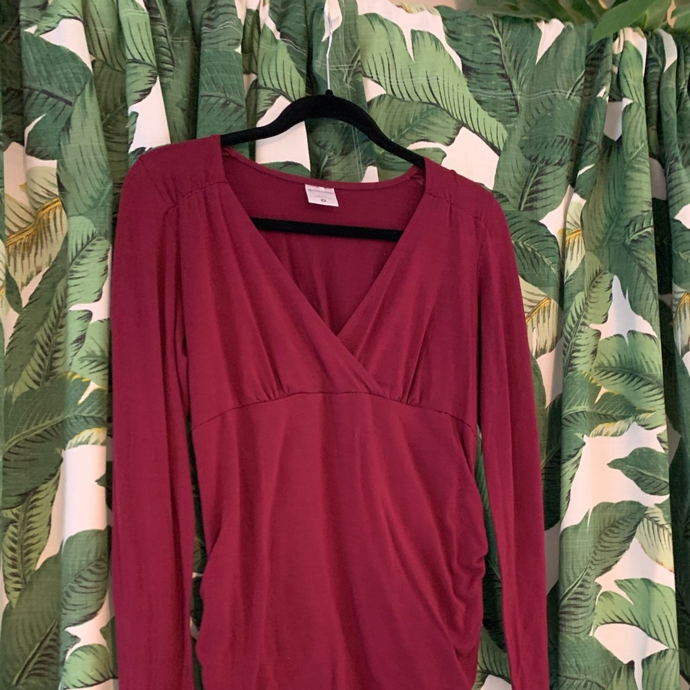 Bundle of 2 Motherhood Maternity Long Sleeve Tops